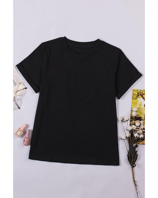 AZURA EXCHANGE Essential Crew Neck Tee