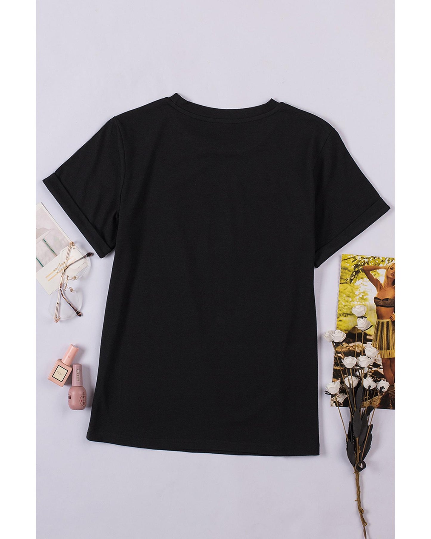 AZURA EXCHANGE Essential Crew Neck Tee