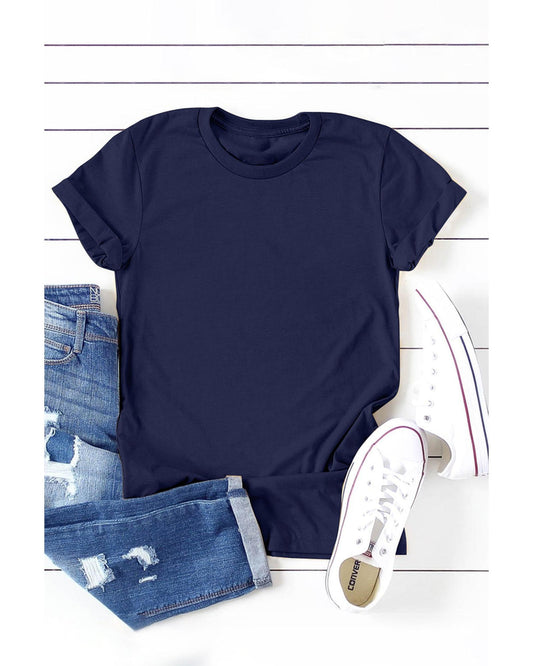AZURA EXCHANGE Modern Crew Neck Tee