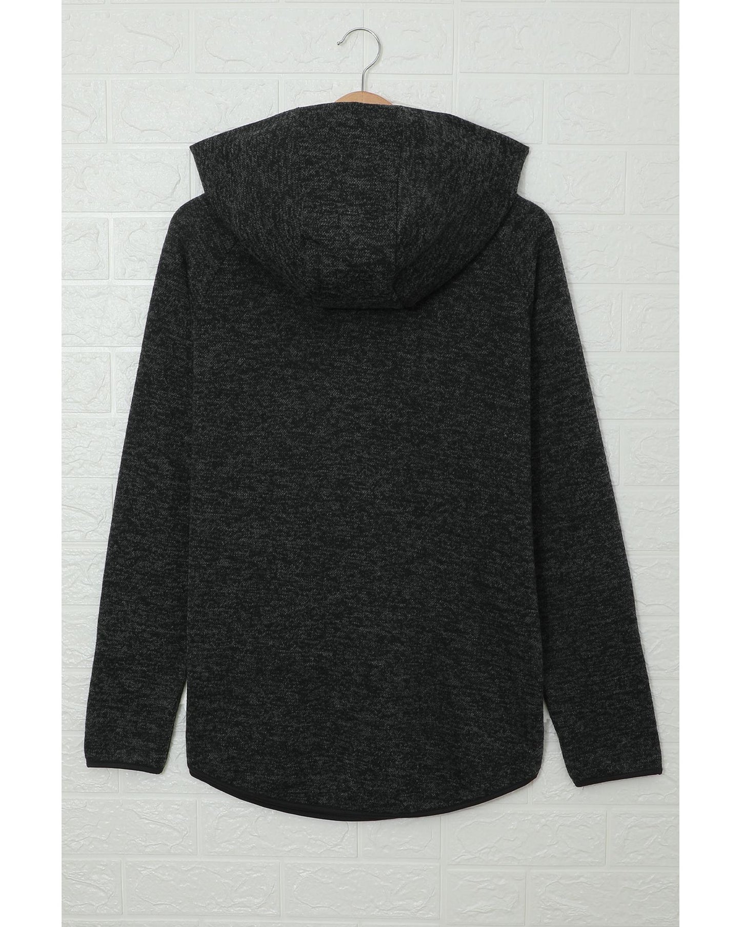 Azura Exchange Button Snap Neck Pullover Hoodie
