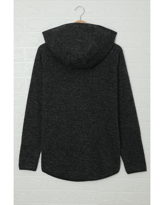 Azura Exchange Button Snap Neck Pullover Hoodie