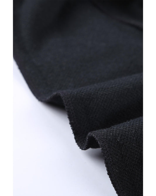 Azura Exchange Button Snap Neck Pullover Hoodie