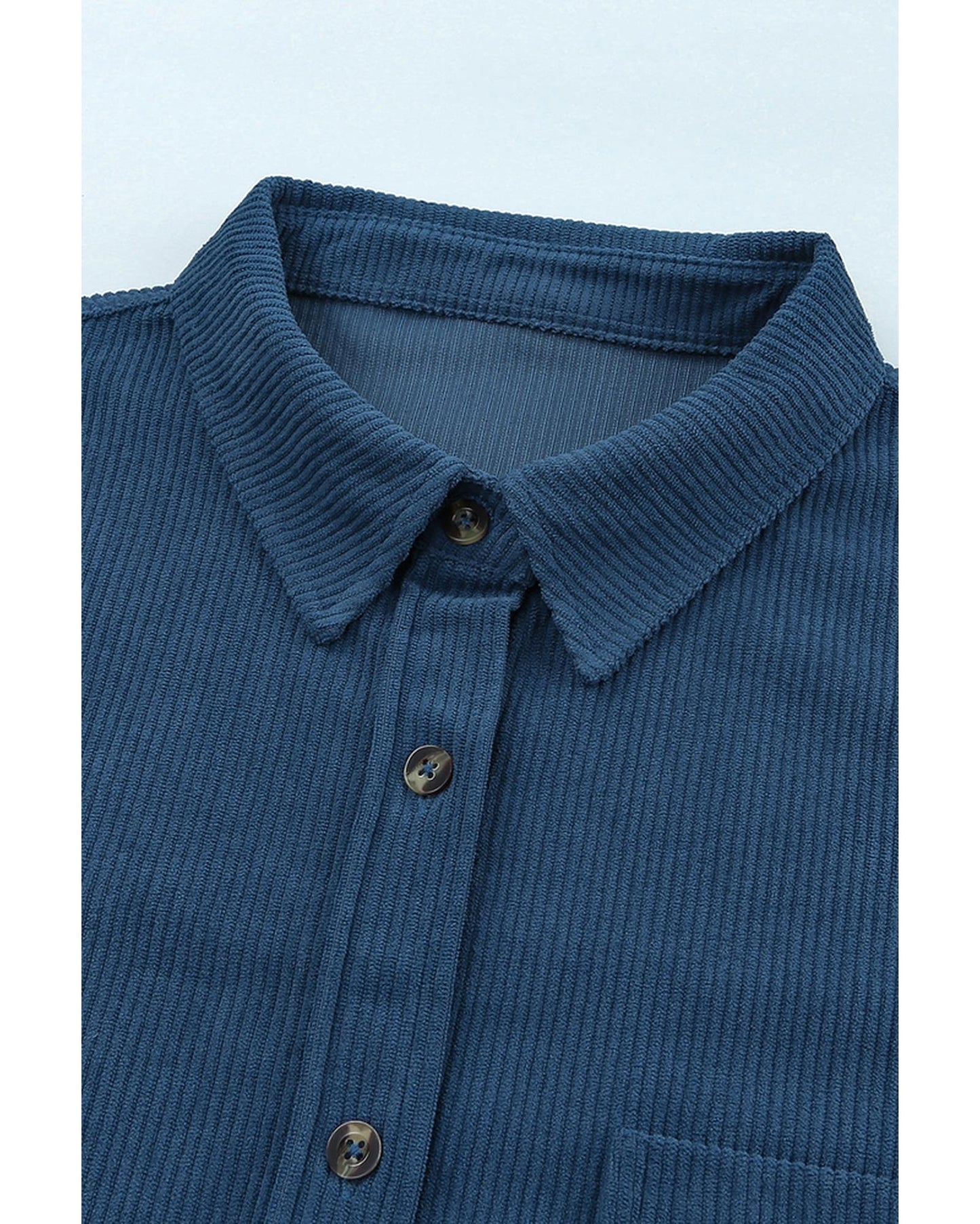 AZURA EXCHANGE Button Pocket Corduroy Shirt
