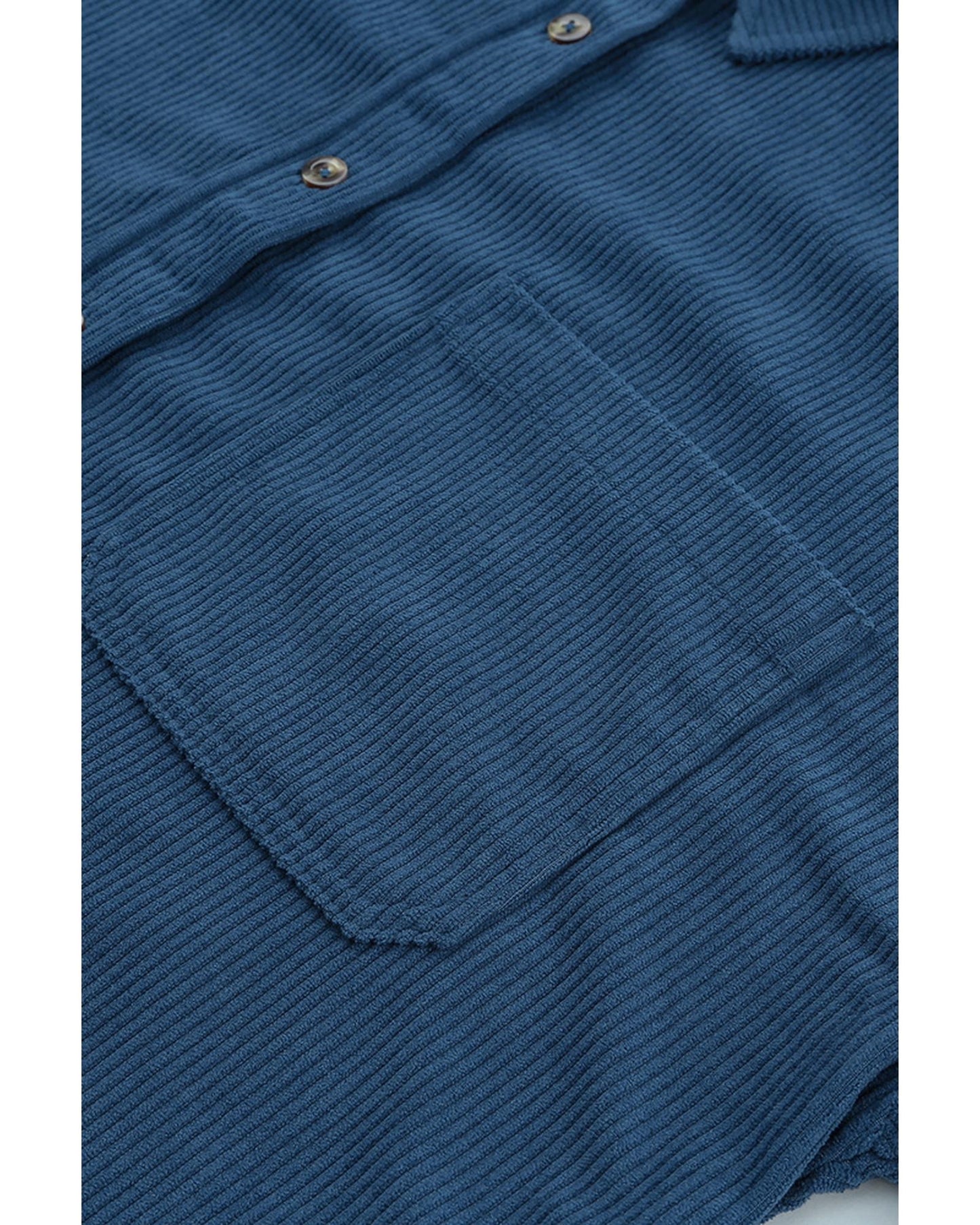 AZURA EXCHANGE Button Pocket Corduroy Shirt