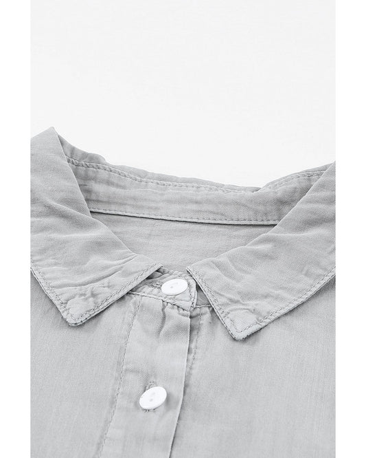 AZURA EXCHANGE Shirt with Turn-down Collar