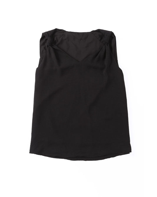 AZURA EXCHANGE V Neck Knotted Shoulder Vest