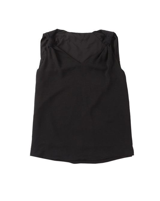 AZURA EXCHANGE V Neck Knotted Shoulder Vest