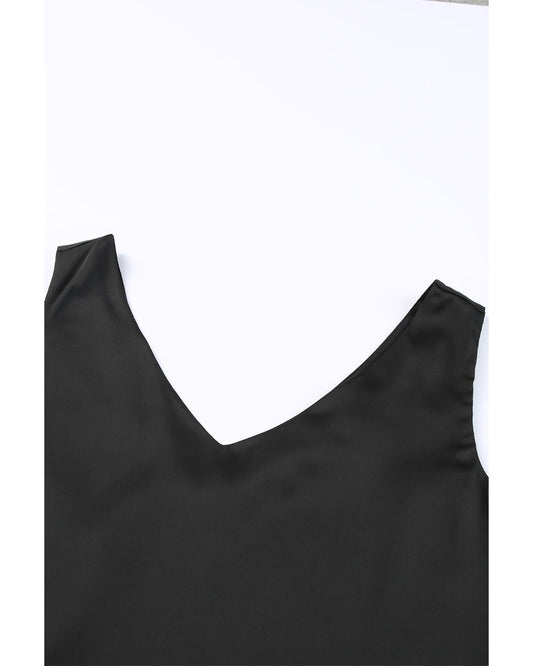 Deep V Neck Loose Tank Top