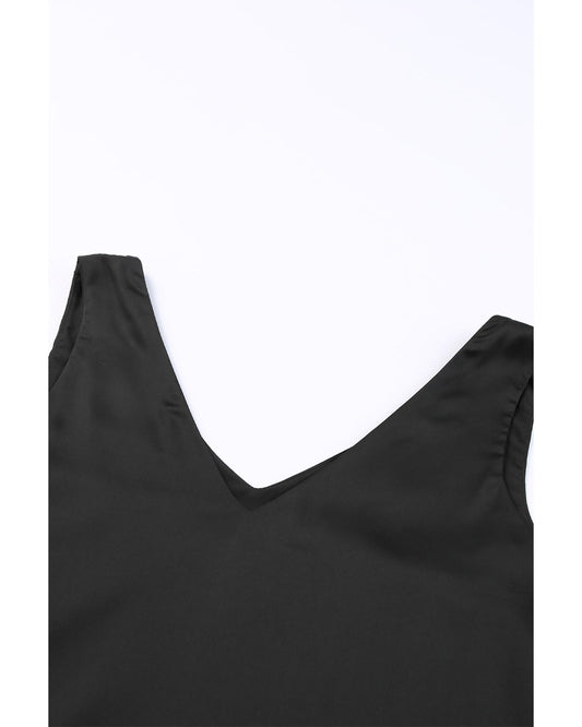 Deep V Neck Loose Tank Top