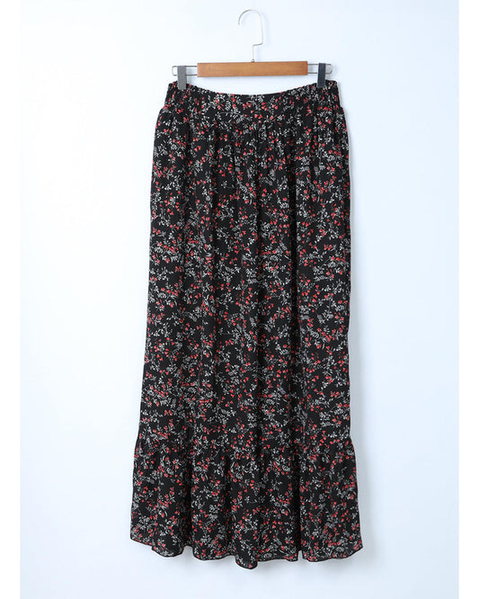 Azura Exchange Crop Top and Maxi Skirt Set