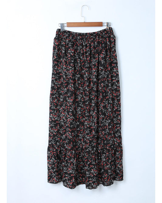 Azura Exchange Crop Top and Maxi Skirt Set