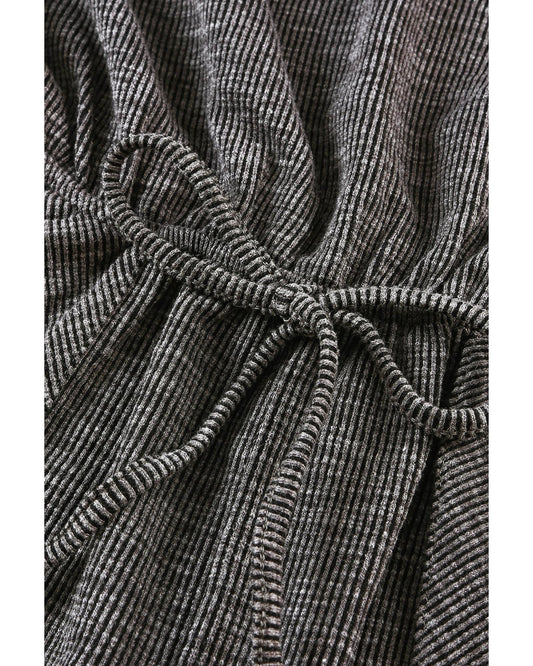 Azura Exchange Ribbed Elastic Waist Romper