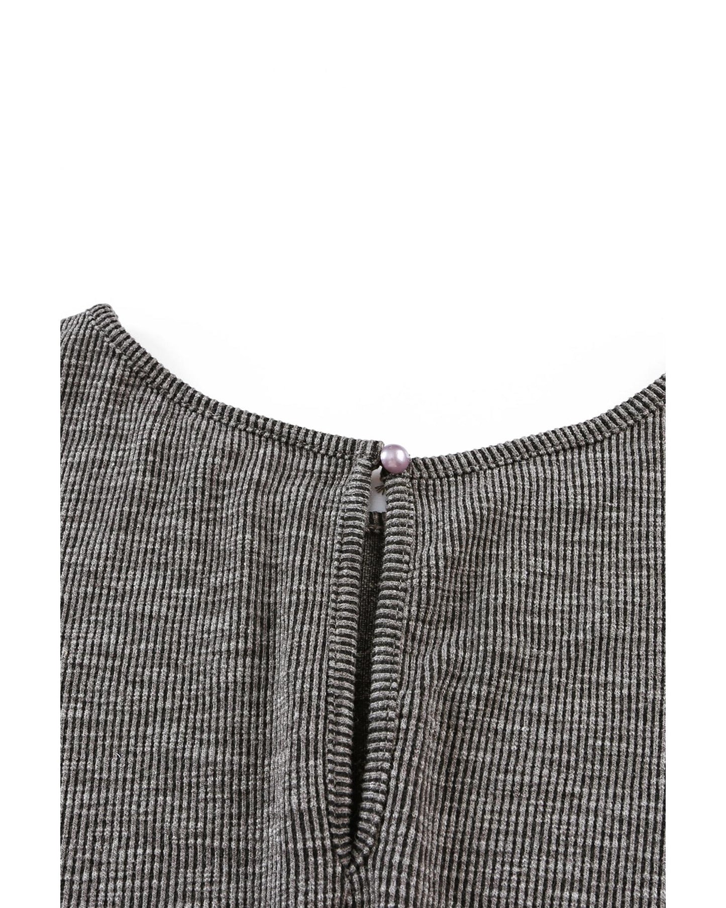 Azura Exchange Ribbed Elastic Waist Romper