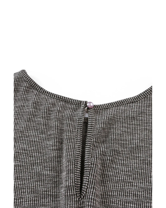 Azura Exchange Ribbed Elastic Waist Romper