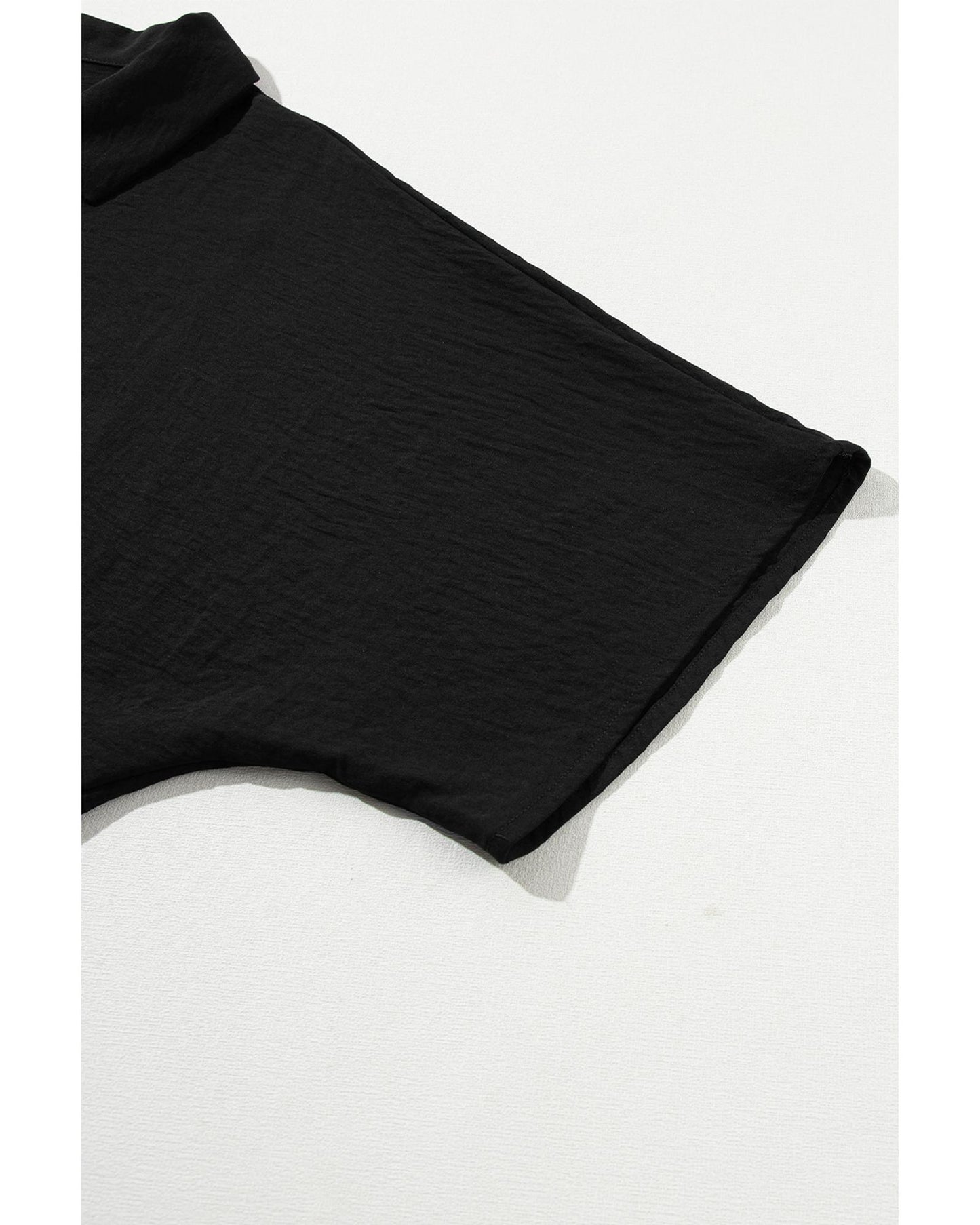 Half Button Collared Loose Romper