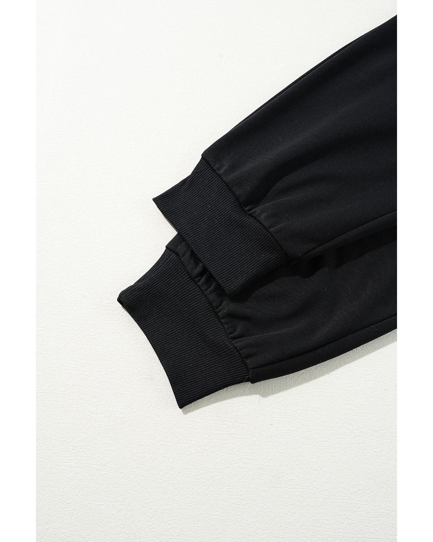 Black Zipper Flutter Sleeve Drawstring High Waist Jumpsuit