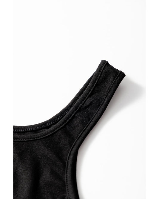 Peekaboo Wide Leg Square Neck Jumpsuit