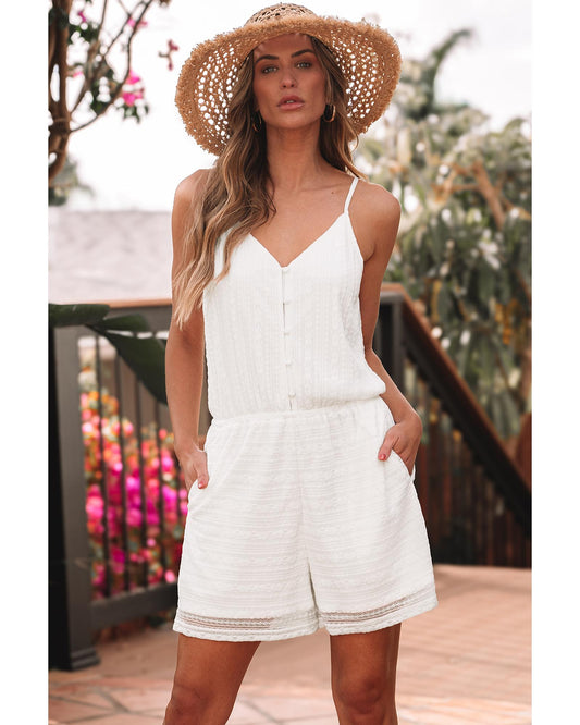 Spaghetti Strap Loose Fit Romper