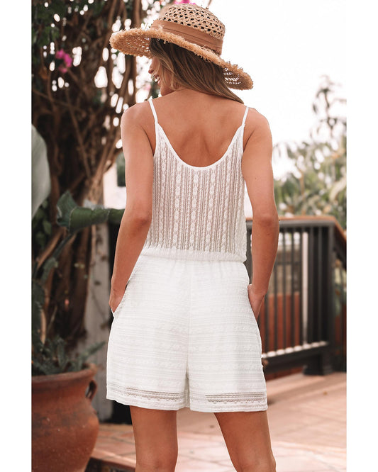 Spaghetti Strap Loose Fit Romper