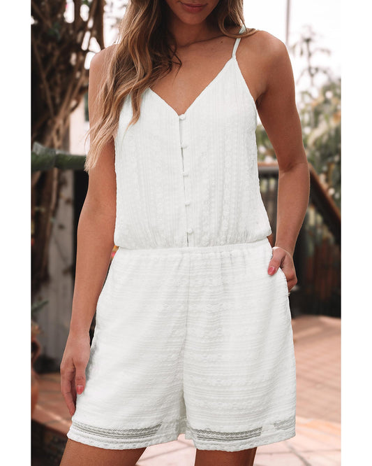 Spaghetti Strap Loose Fit Romper