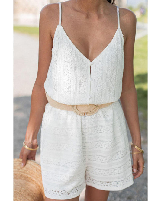 Spaghetti Strap Loose Fit Romper
