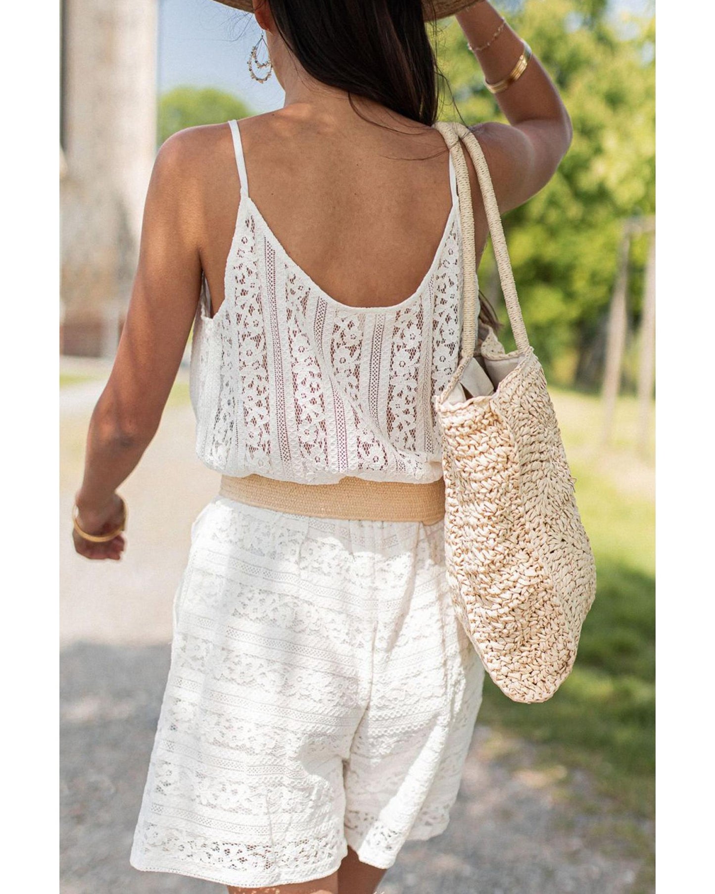 Spaghetti Strap Loose Fit Romper