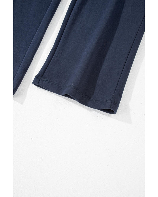 Fleece Lined Drawstring Waist Pants