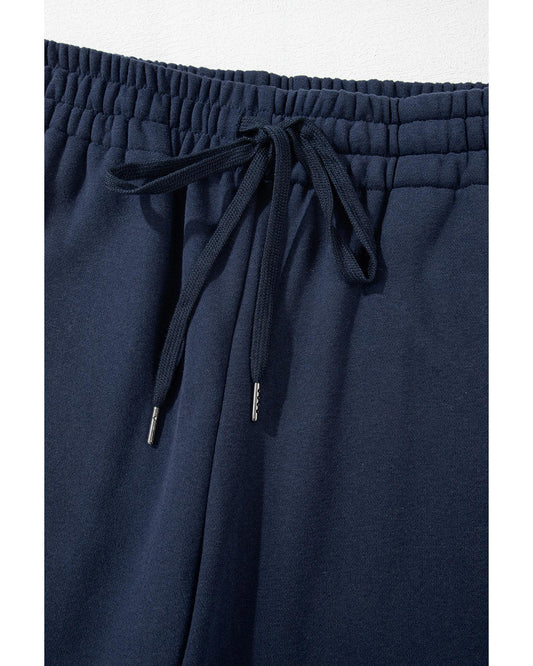 Fleece Lined Drawstring Waist Pants
