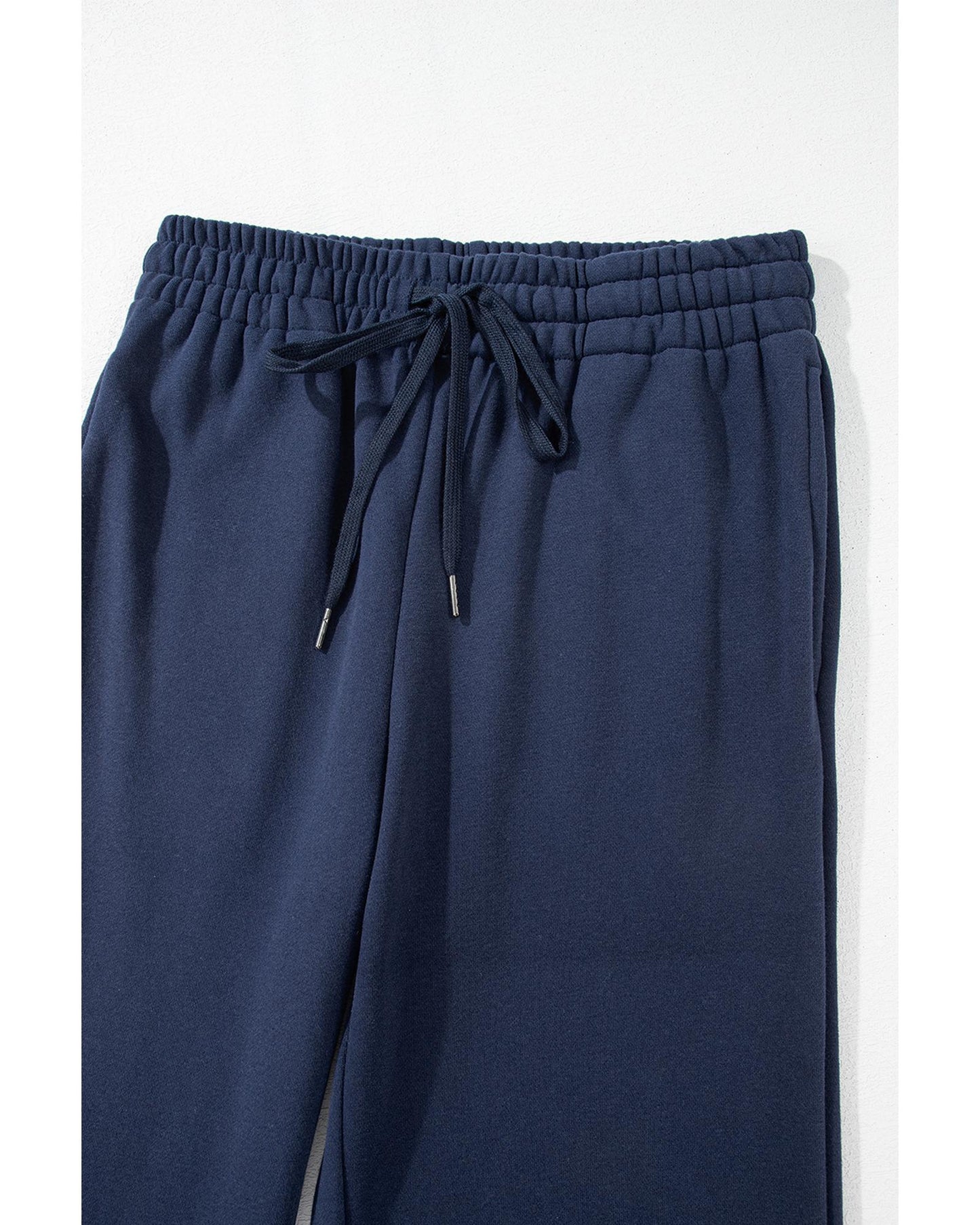 Fleece Lined Drawstring Waist Pants