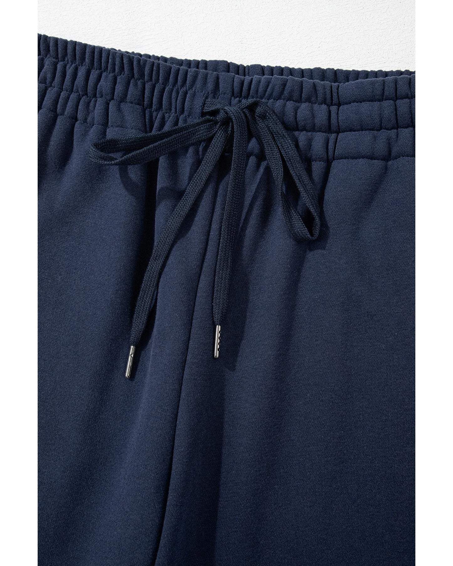 Fleece Lined Drawstring Waist Pants