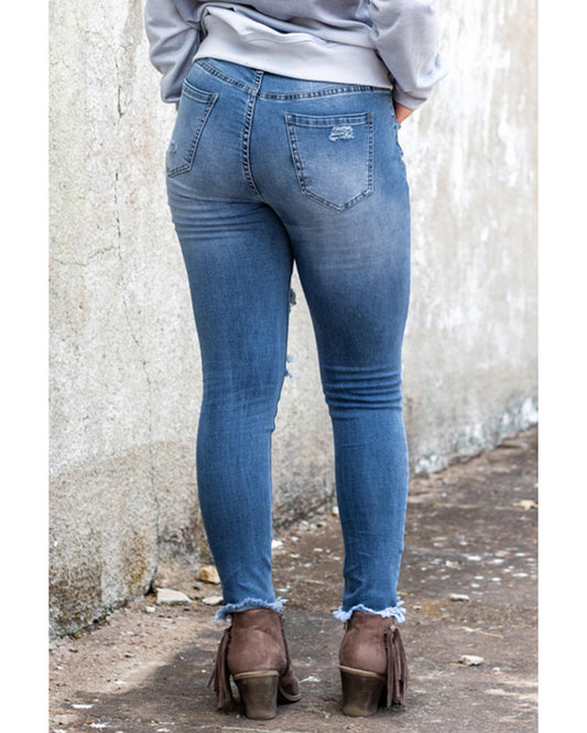 AZURA EXCHANGE Distressed Skinny Jeans