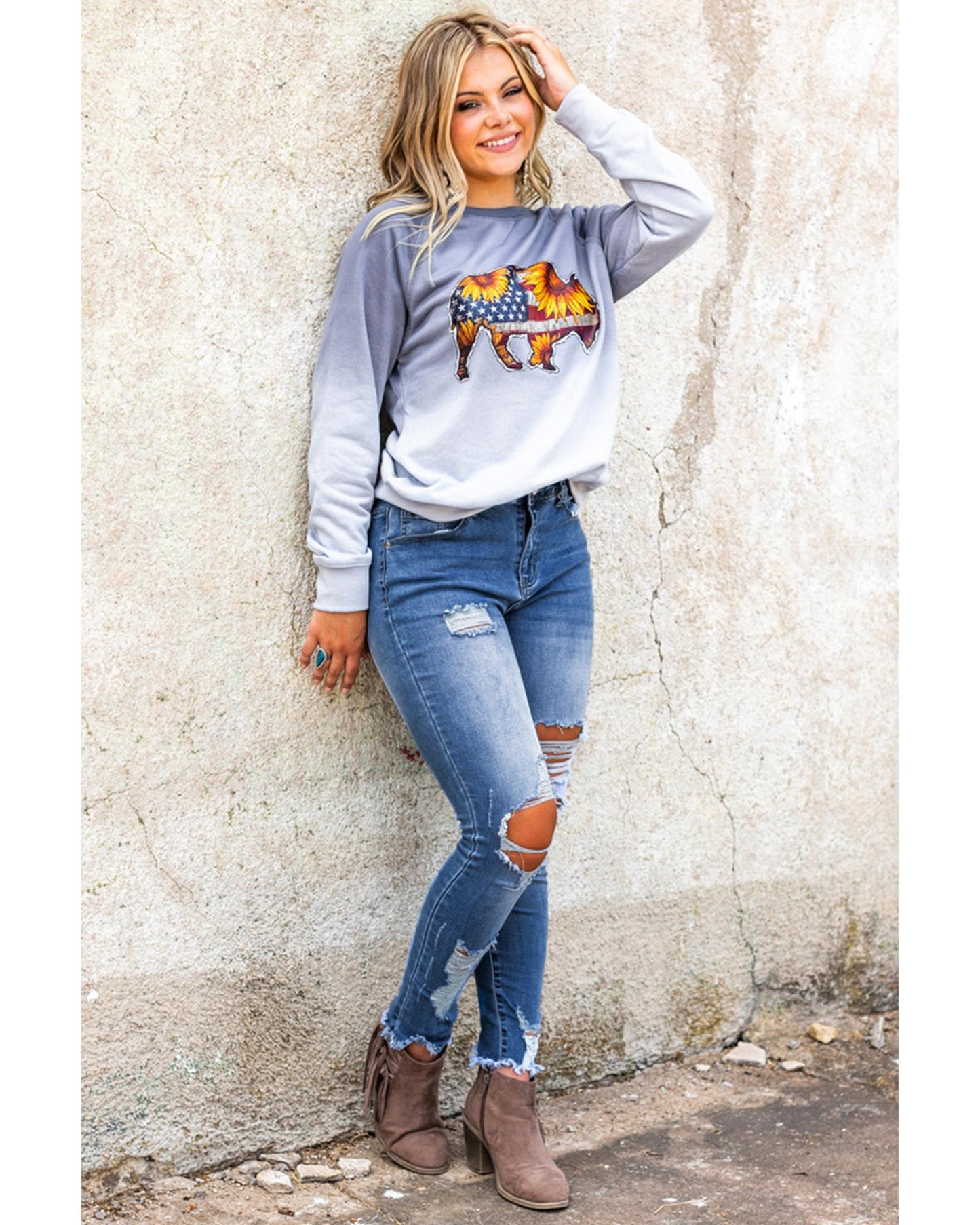 AZURA EXCHANGE Distressed Skinny Jeans