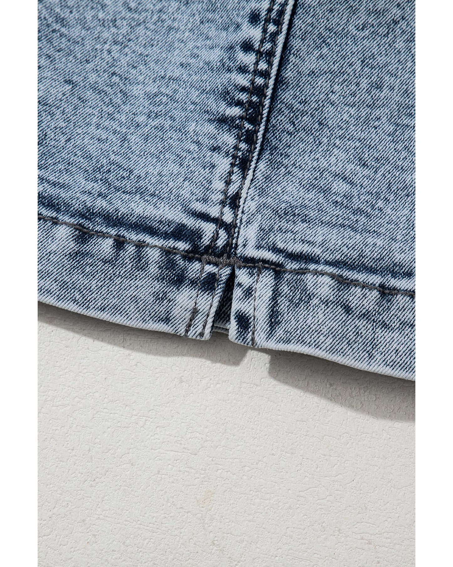 Drawstring High Waist Pocketed Denim Shorts-Skirt