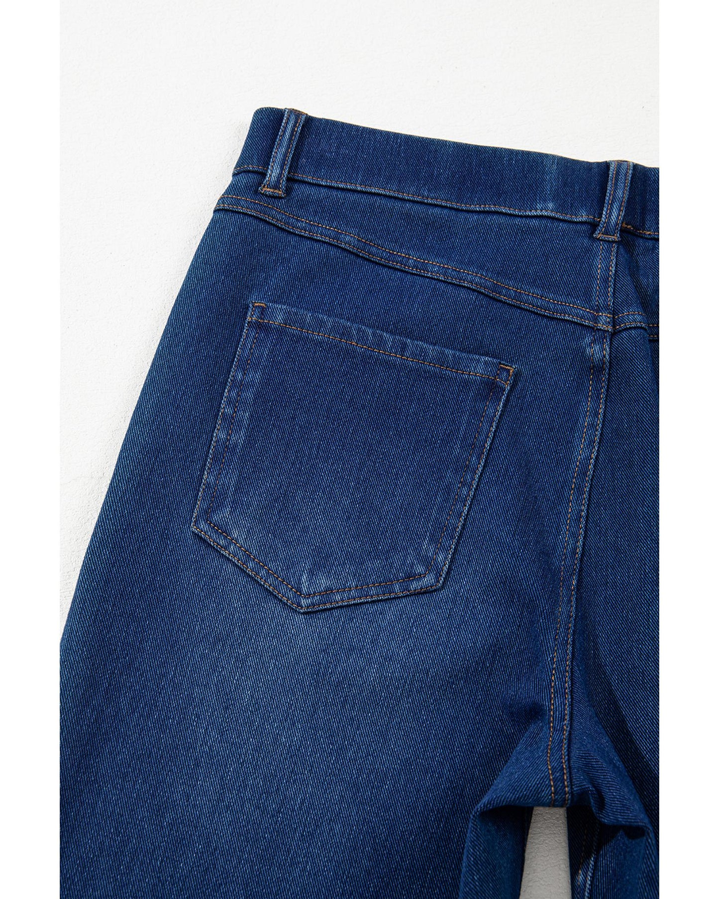 ASHLEIGH BLUE Straight Leg Washed Stretchy Jeans