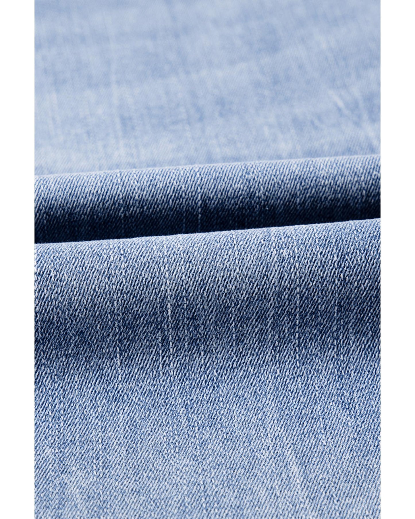 ASHLEIGH BLUE Acid Wash Raw Hem Flared Jeans