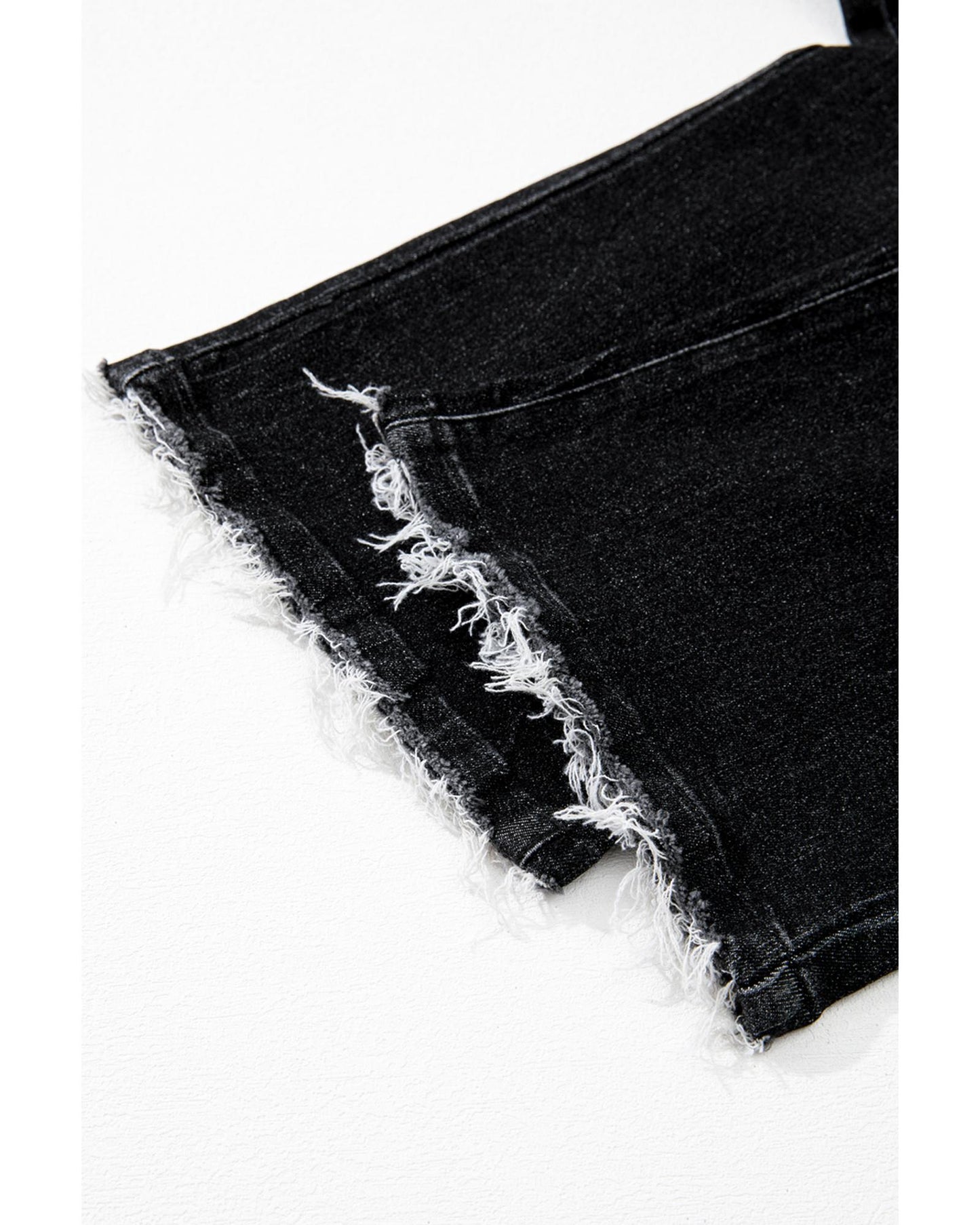 Mineral Wash Raw Hem High Waist Flared Jeans