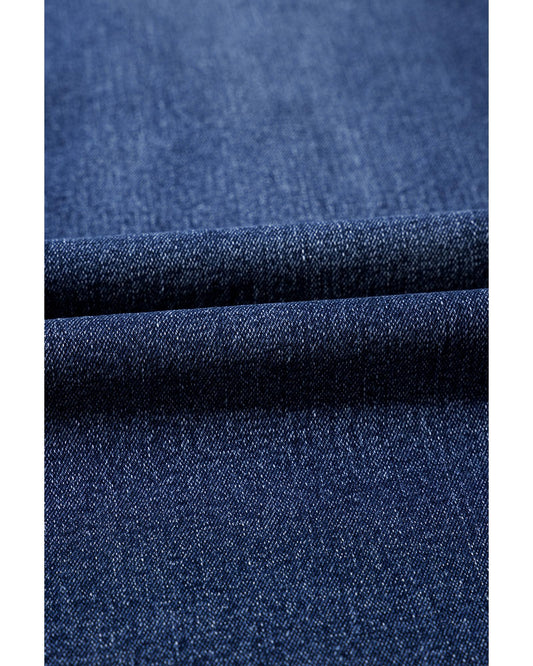 Wide Leg Pocketed High Waist Jeans