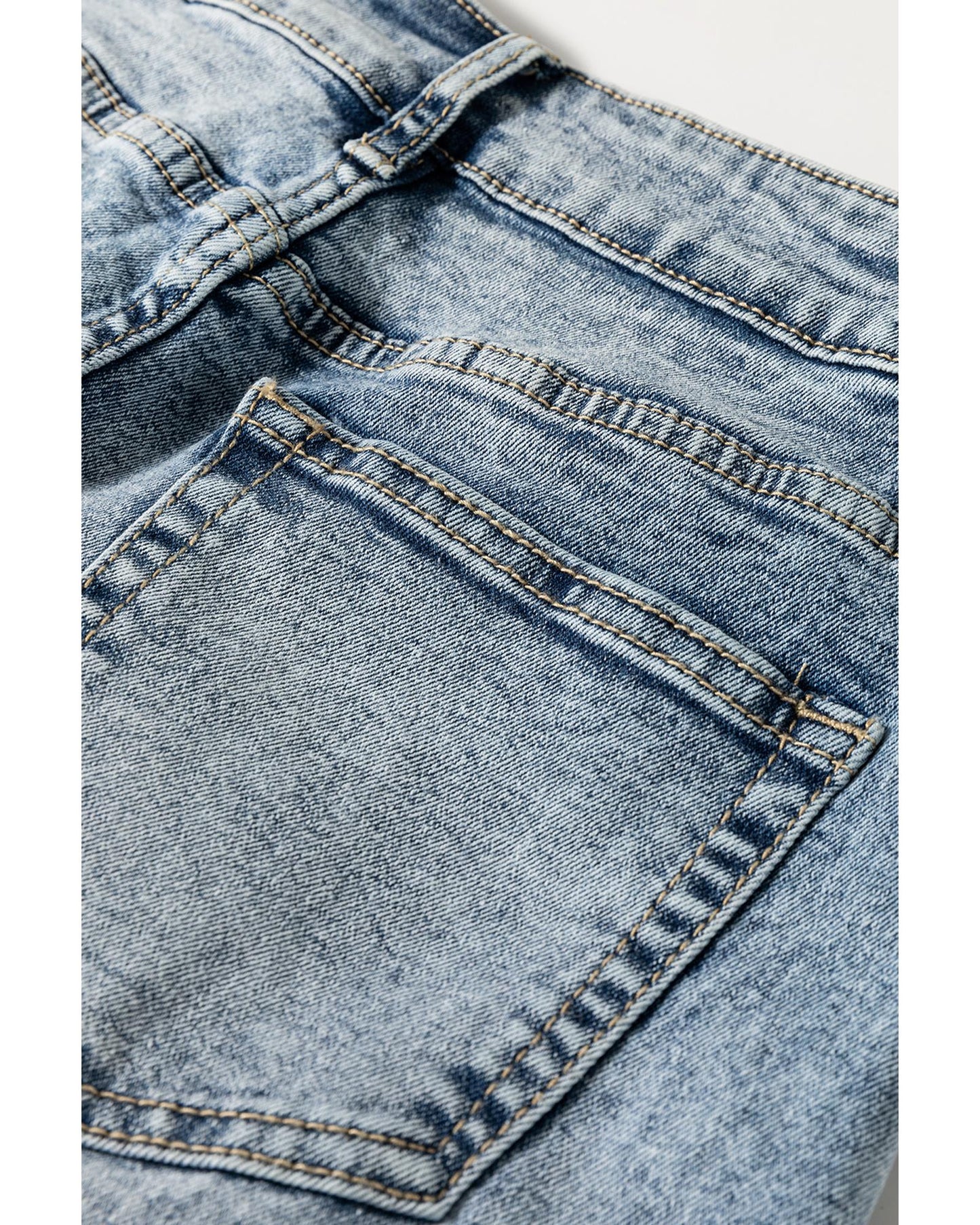 Myosotis High Rise Button Zip Fly Jeans
