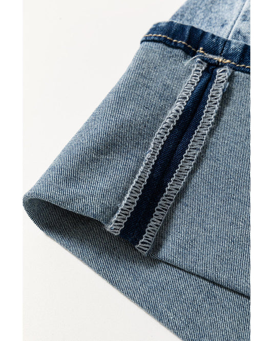 Myosotis High Rise Button Zip Fly Jeans