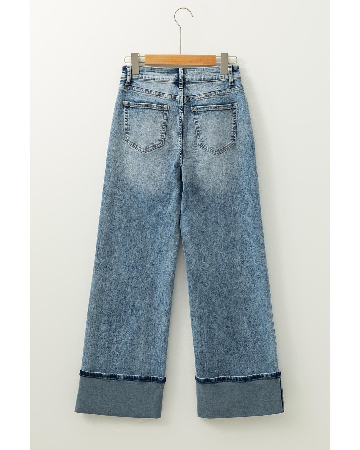 Myosotis High Rise Button Zip Fly Jeans