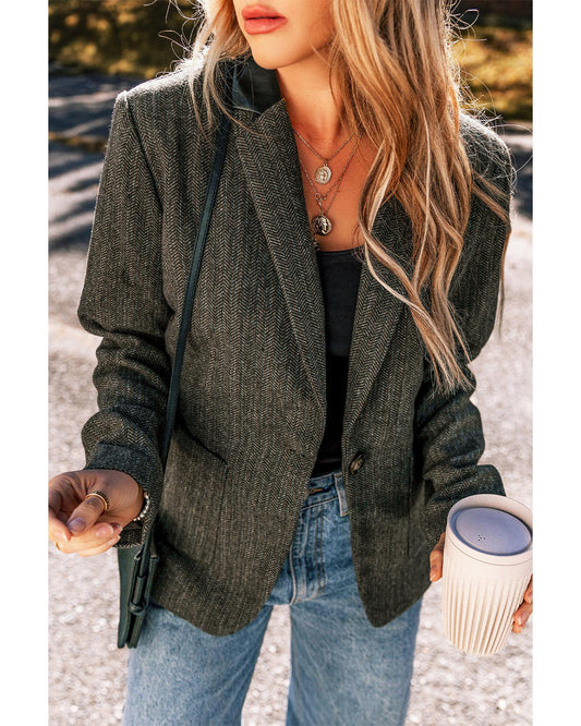 Desert Palm Blazer Coat Tailored Fit