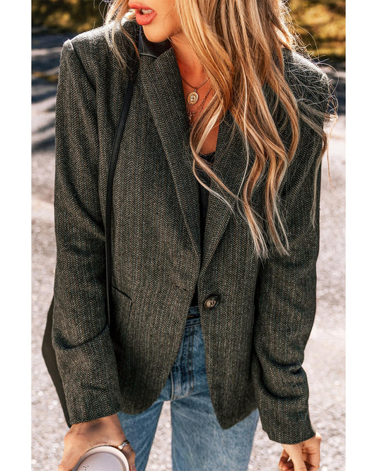 Desert Palm Blazer Coat Tailored Fit