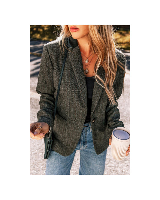 Desert Palm Blazer Coat Tailored Fit