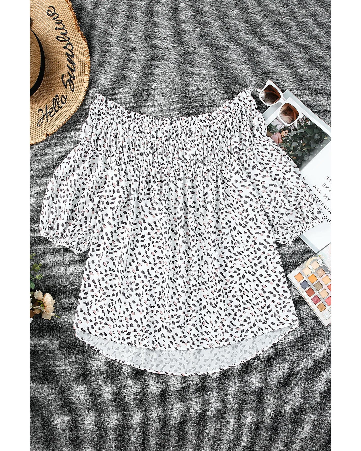 Plus Size Off Shoulder Blouse