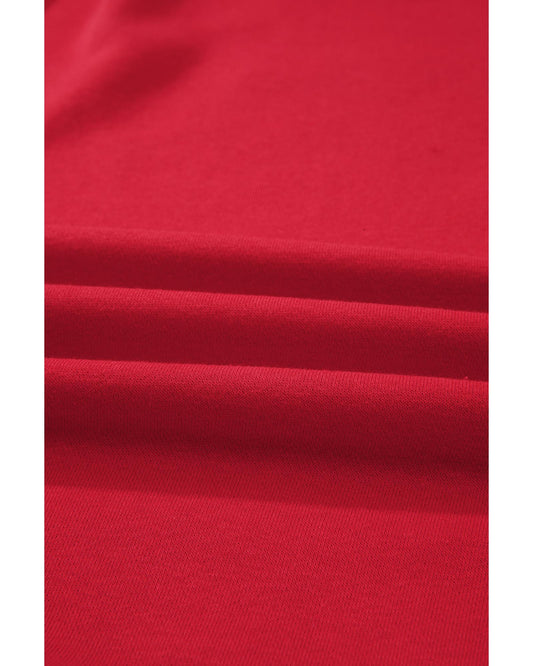Plus Size Solid Crew Neck Drop Shoulder Sweatshirt