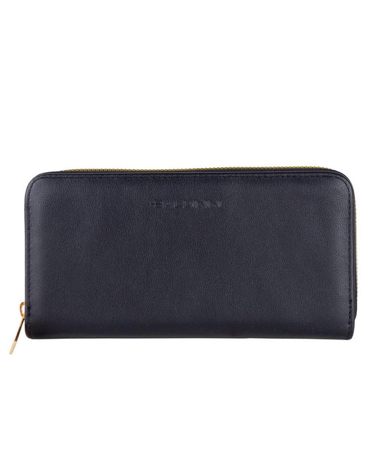 BALDININI Trend Black Leather Wallet