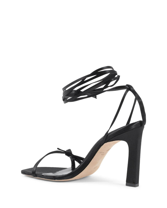 Lace-Up High Heel Sandals with Ankle Laces