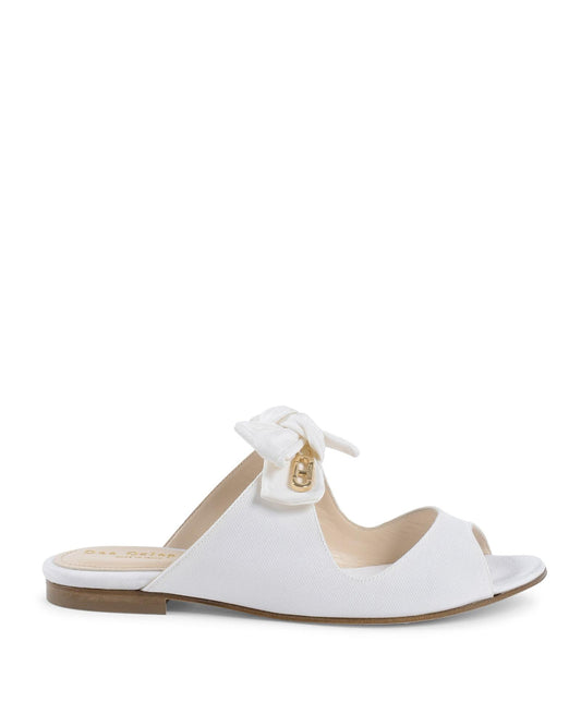 Open Toe Bow Sandal with Elegant Bow Detail