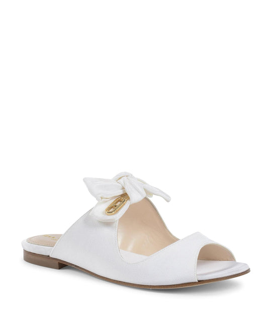 Open Toe Bow Sandal with Elegant Bow Detail