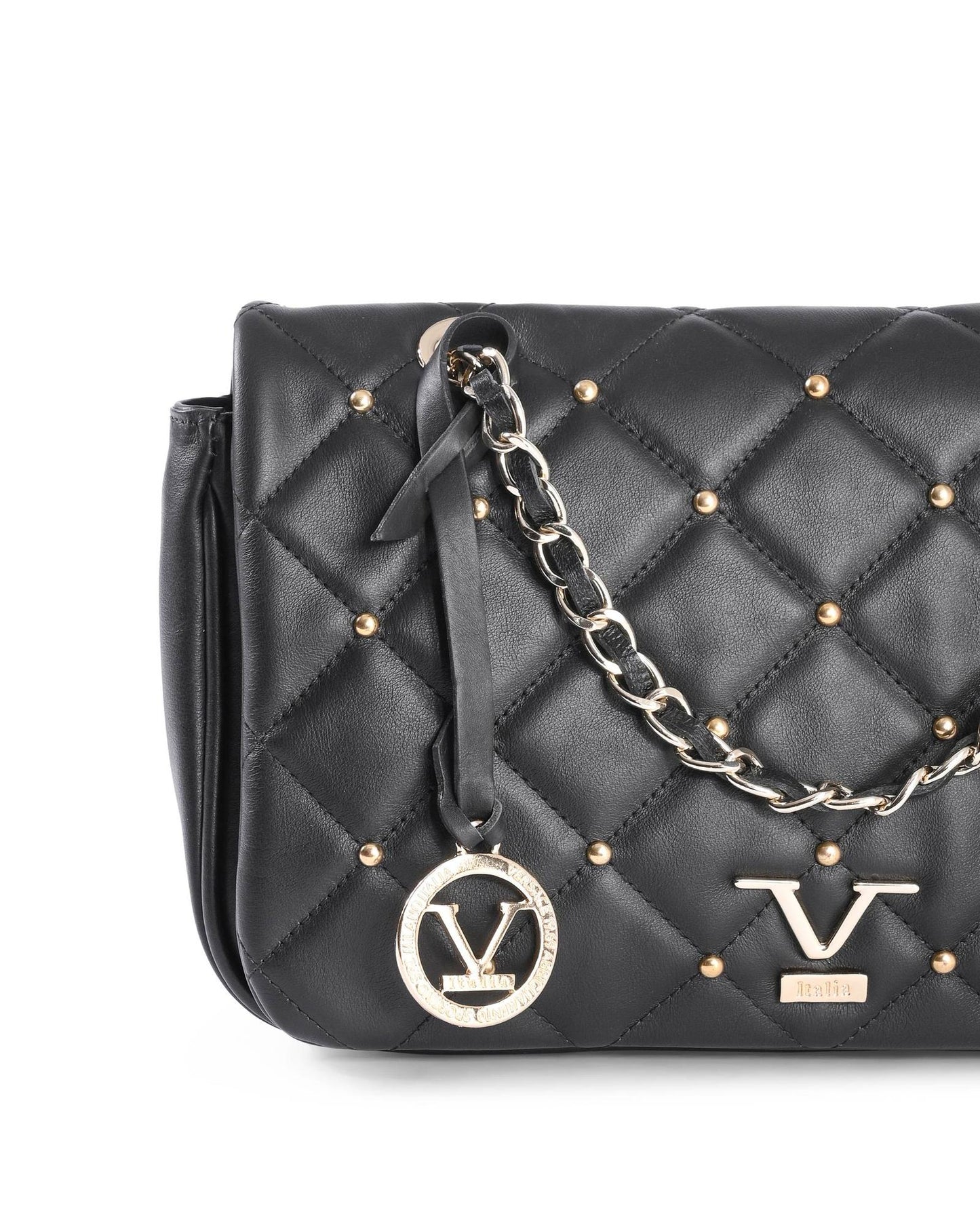V Italia by Versace 1969 Quilted Leather Shoulder Bag